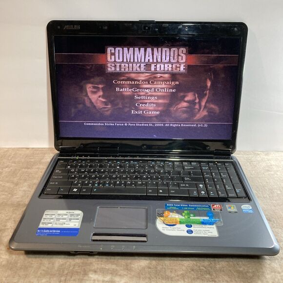 VTG Asus X61S 15.6" – 3GB RAM 60GB SSD Windows XP Pro Retro Gaming Laptop CD/DVD - Picture 15 of 16